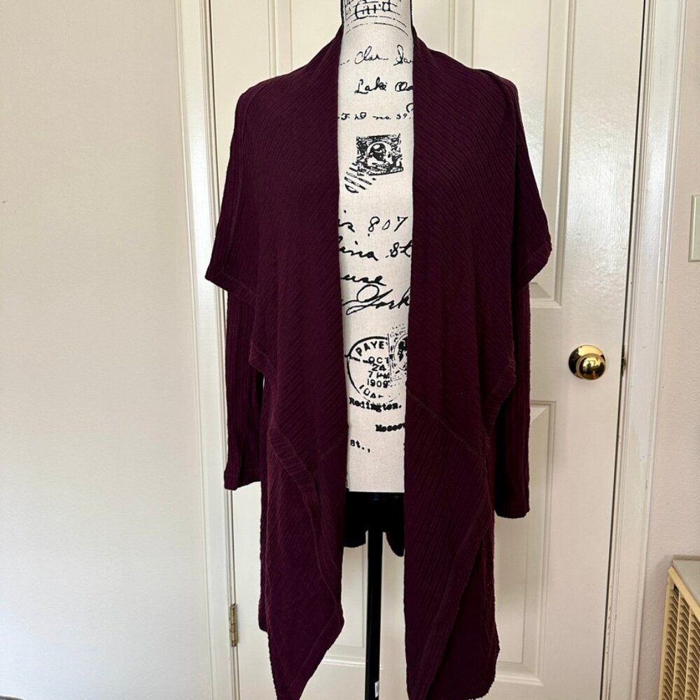 H by bordeaux Women's Cardigan Purple XS NWOT